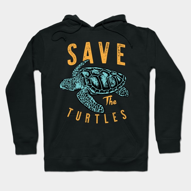 save the turtles Hoodie by cithu09